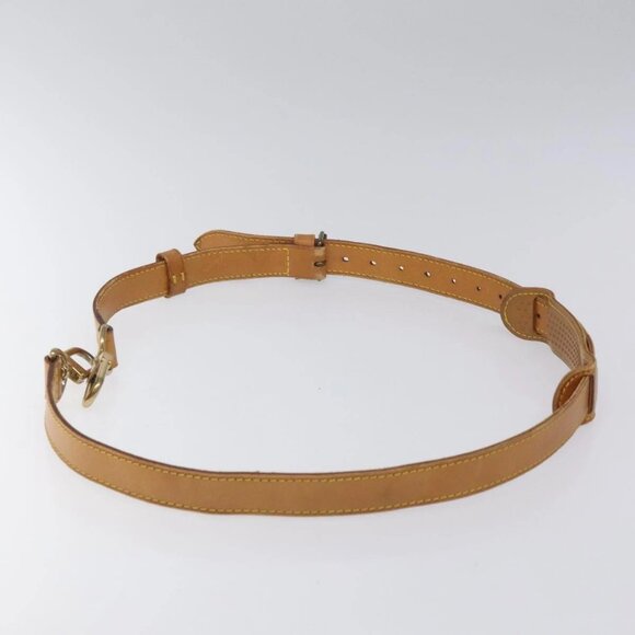 LOUIS VUITTON Adjustable Shoulder Strap Leather 32.3""-39.8"" Beige Auth IN067 - Picture 3 of 11